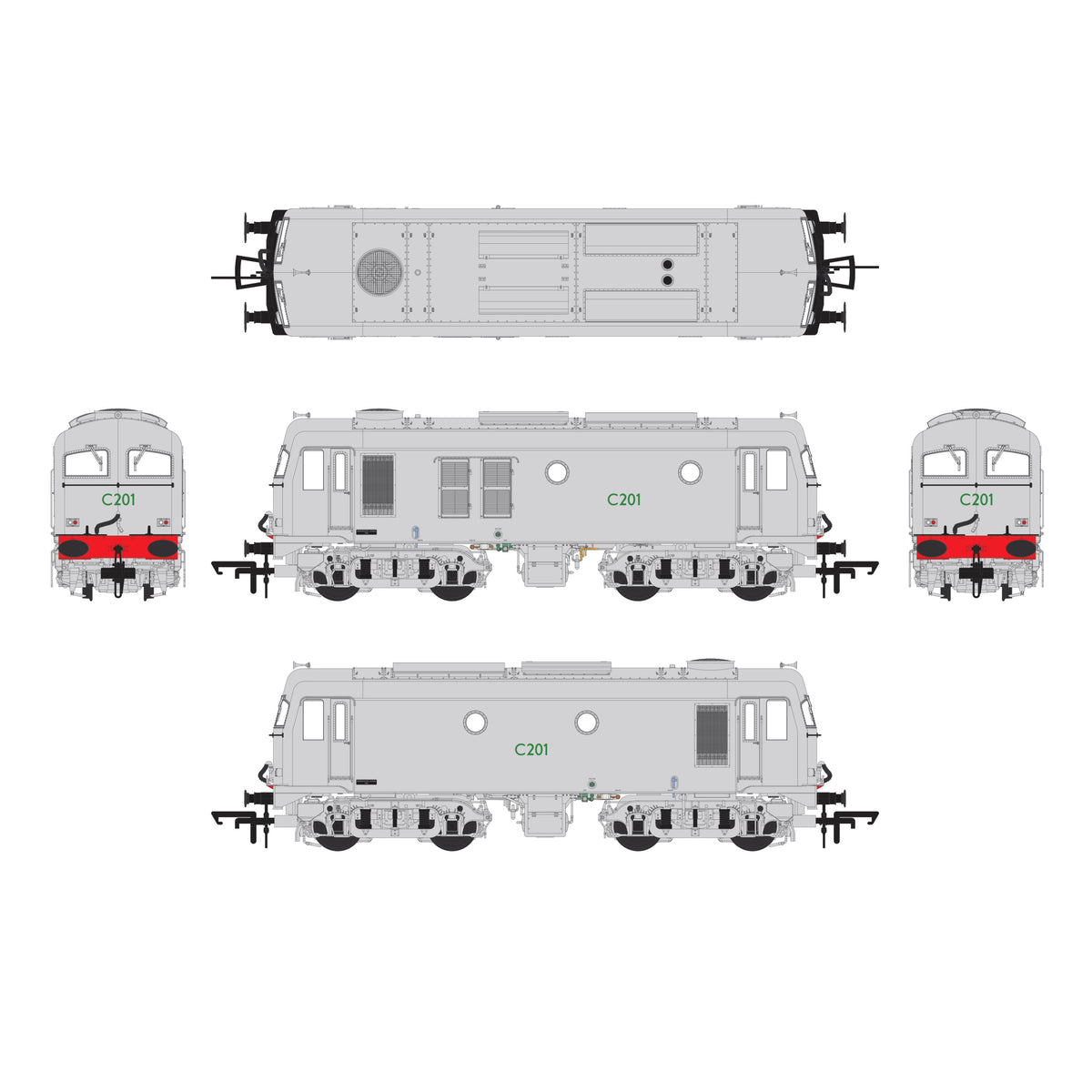C/201 Class - Silver - C201 - DCC Sound Fitted