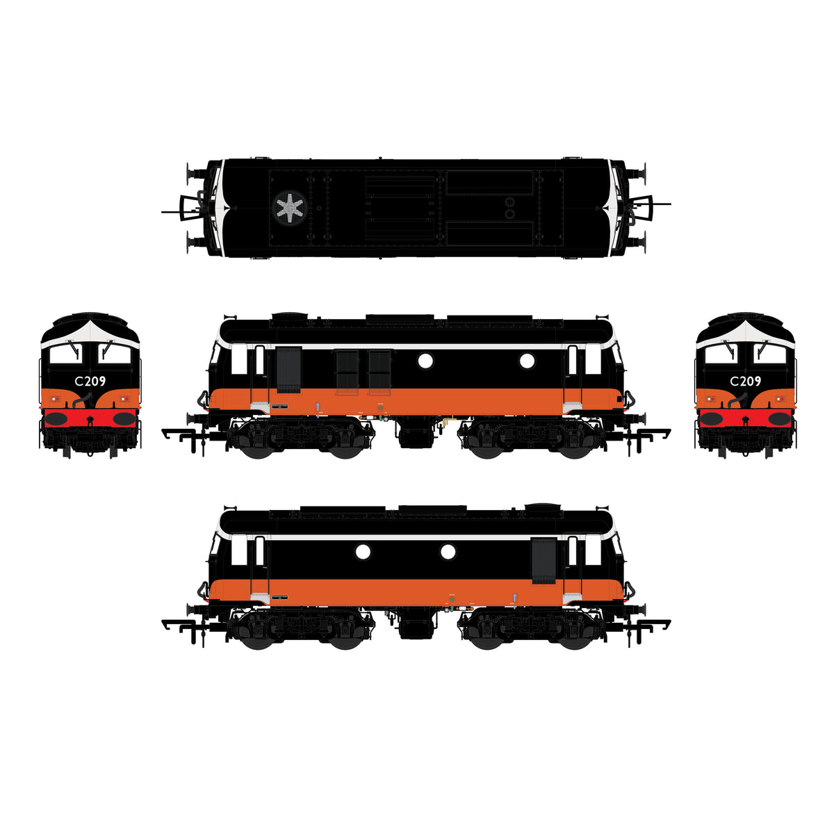 C/201 Class - Black & Tan - C209