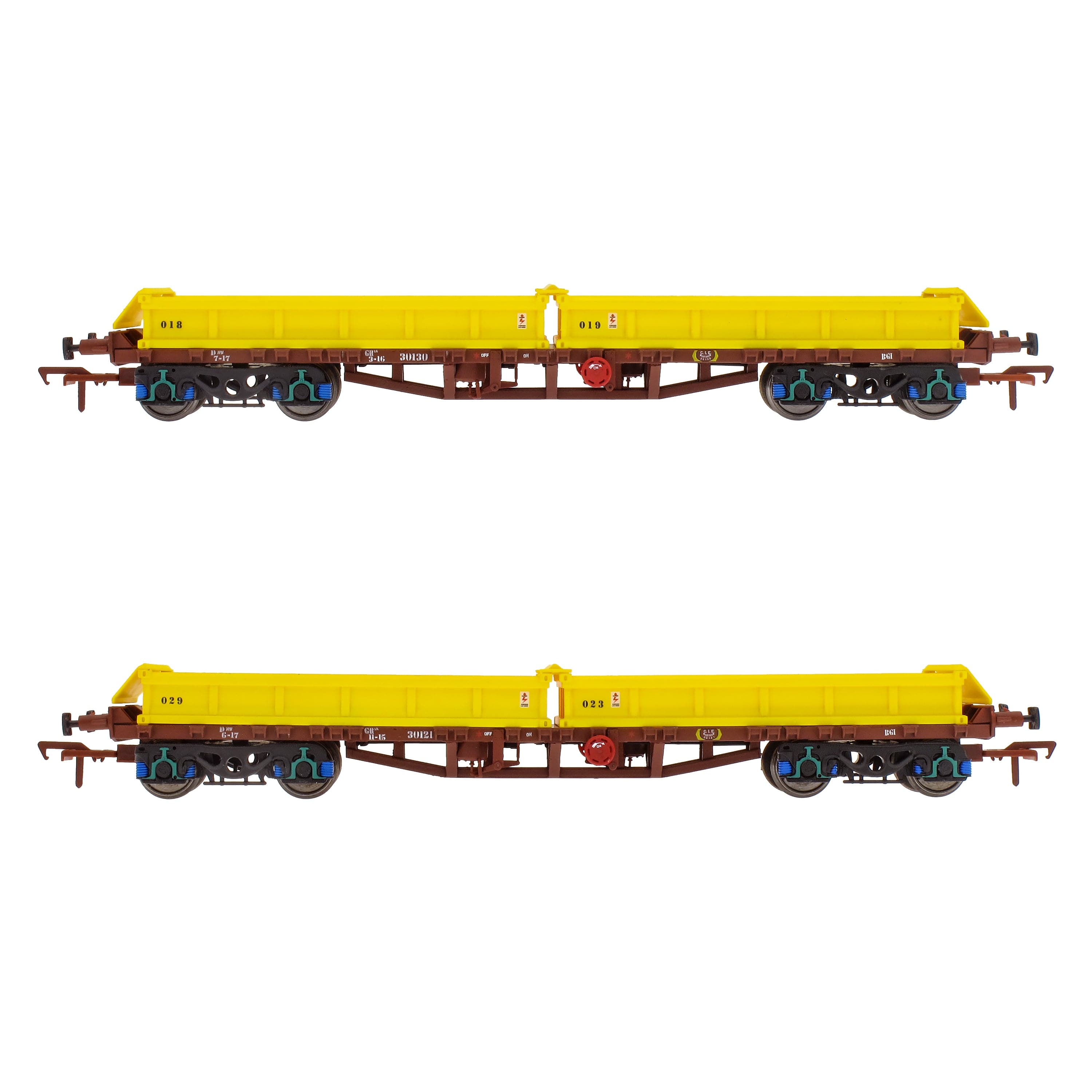 CIÉ/IR 42' Flat - Twin Pack B - Spoil Wagons
