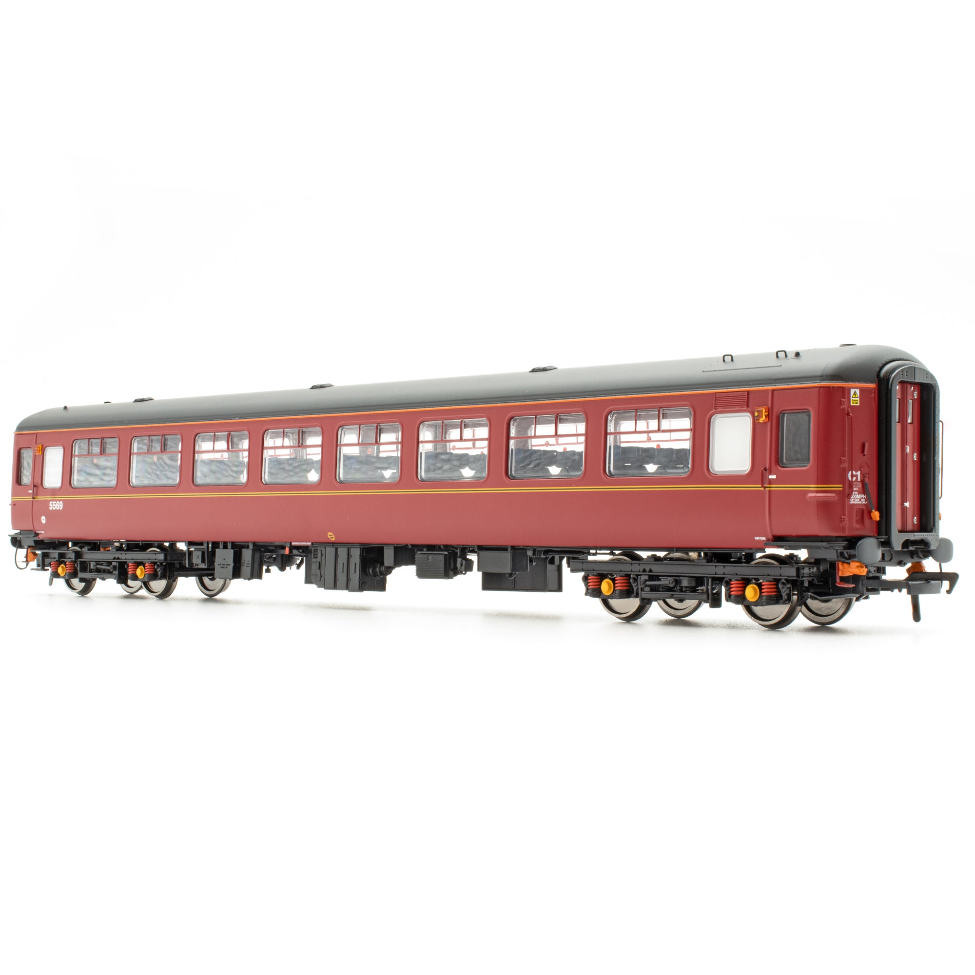 BR Mk.2c (kleines Toilettenfenster) TSO 5569 Maroon (Südwales) & Westen)