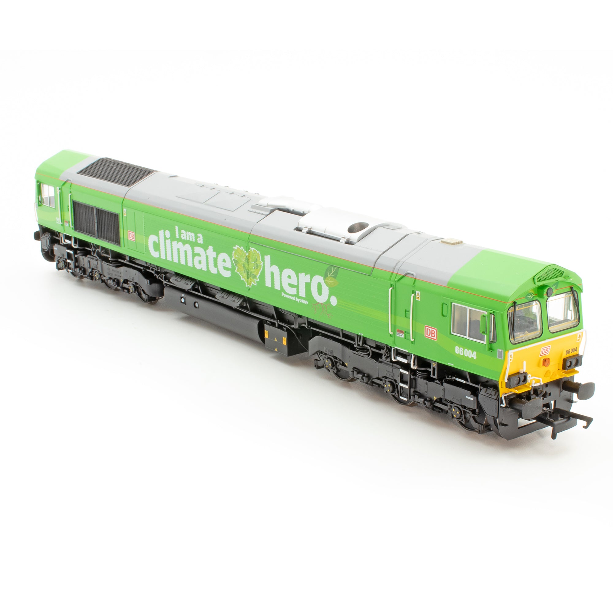 Class 66 - DB 'Climate Hero' Green - 66004 - DCC Sound Fitted