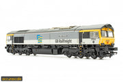 Class 66 - GBRF Triple Grey - 66694 - DCC Sound Fitted