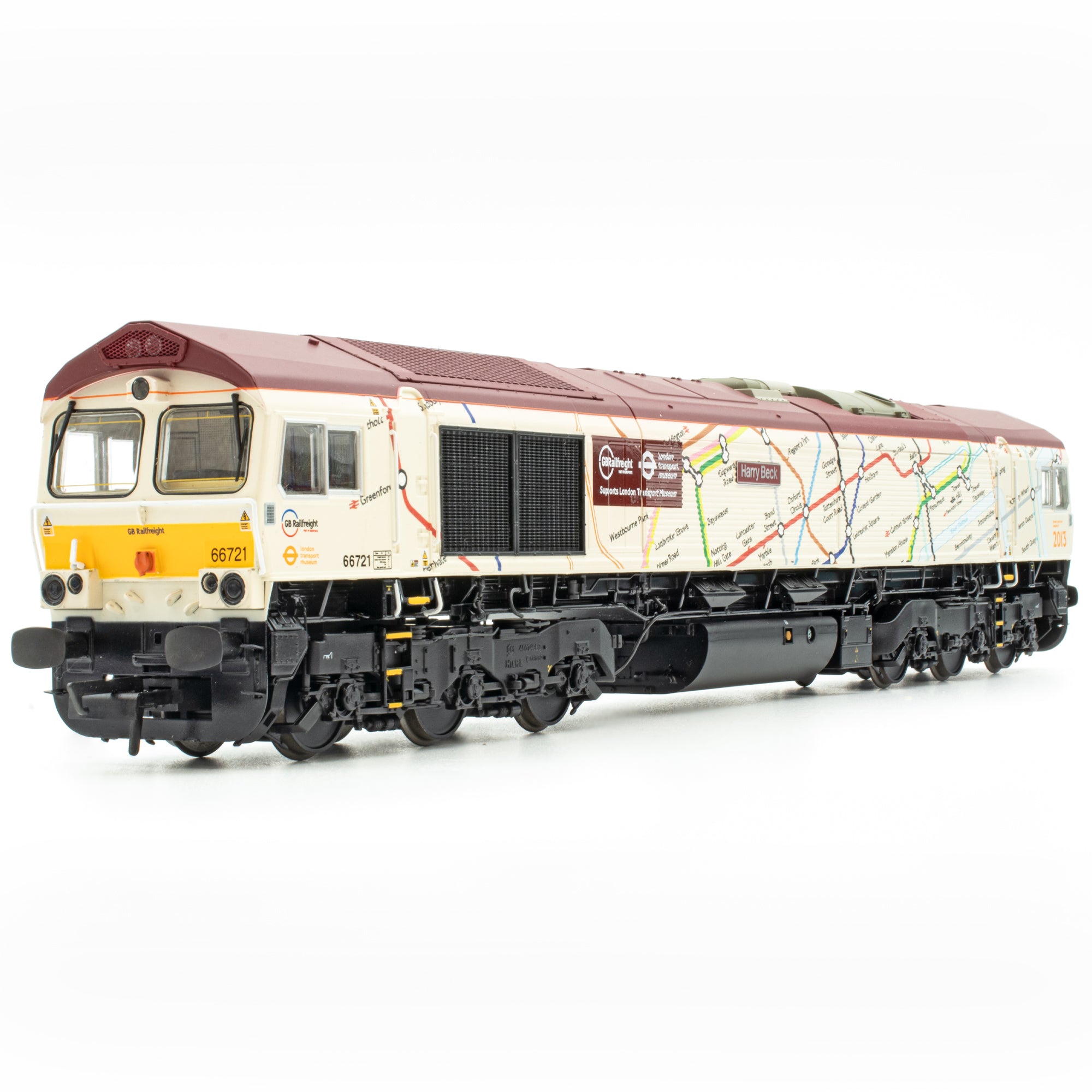 Class 66 - GBRF/LTM White - 66721 - DCC Sound Fitted