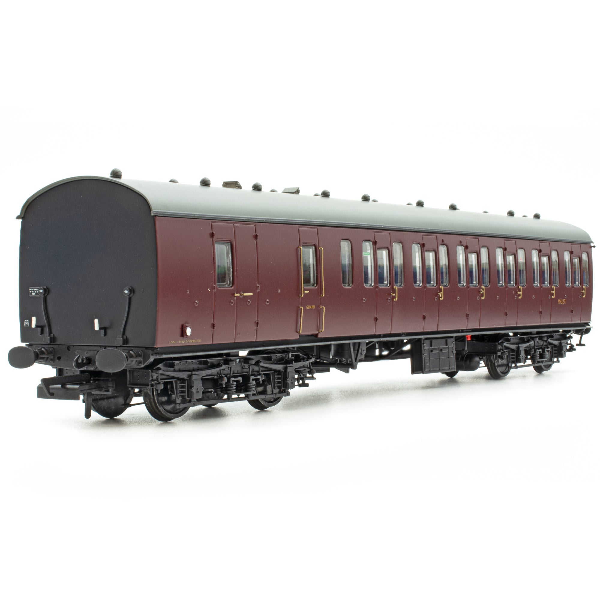 BR Mk1 57' Non-Gangway Coach - BS - Plain Maroon M43271
