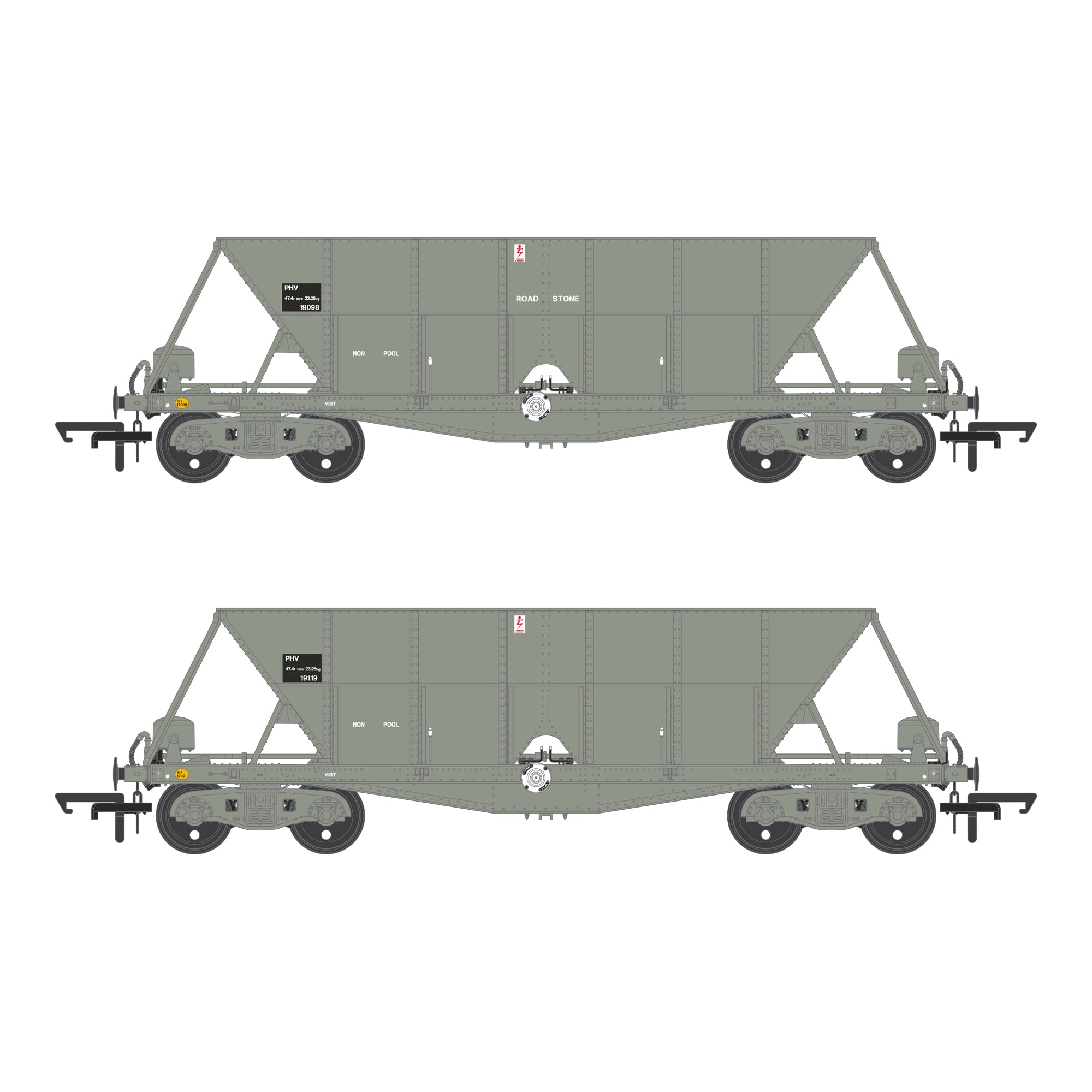 ICI Hopper - 1992 to 1997 - Twin Pack E