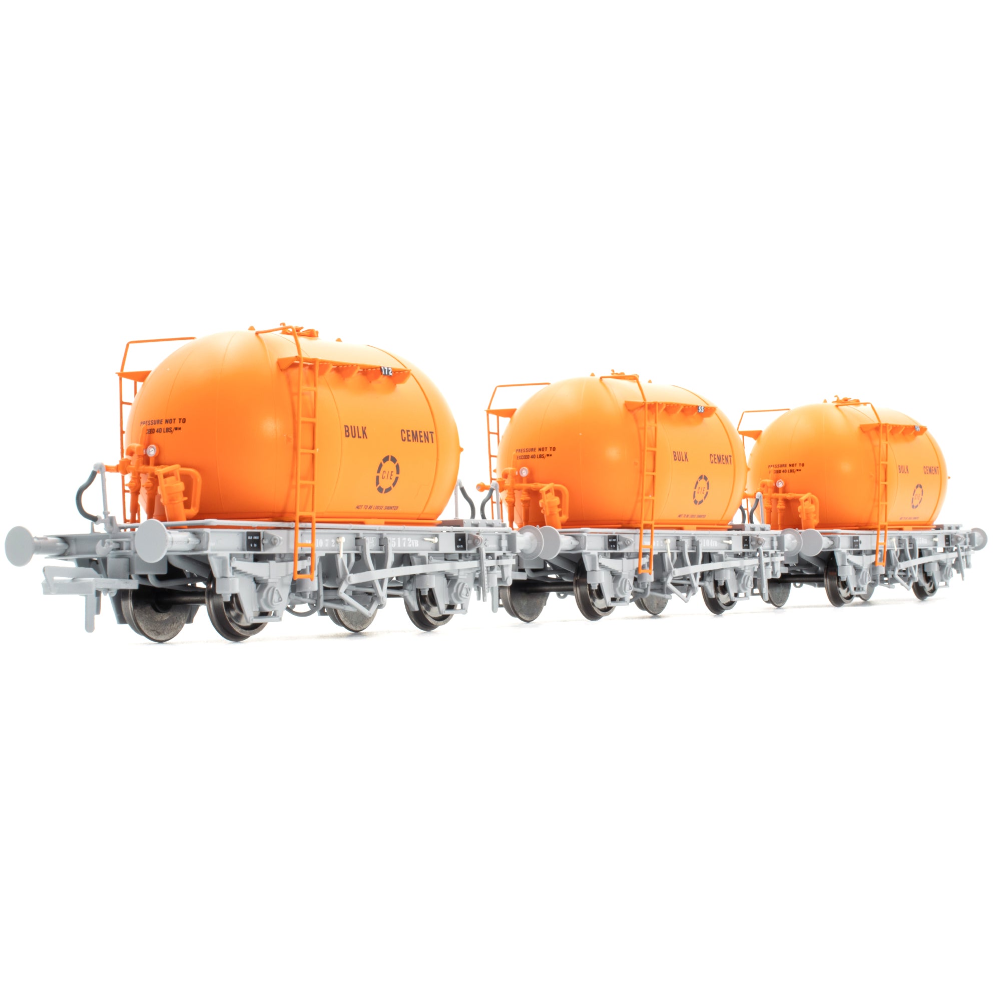 CIE Bulk Cement Wagon - Orange - Pack 1