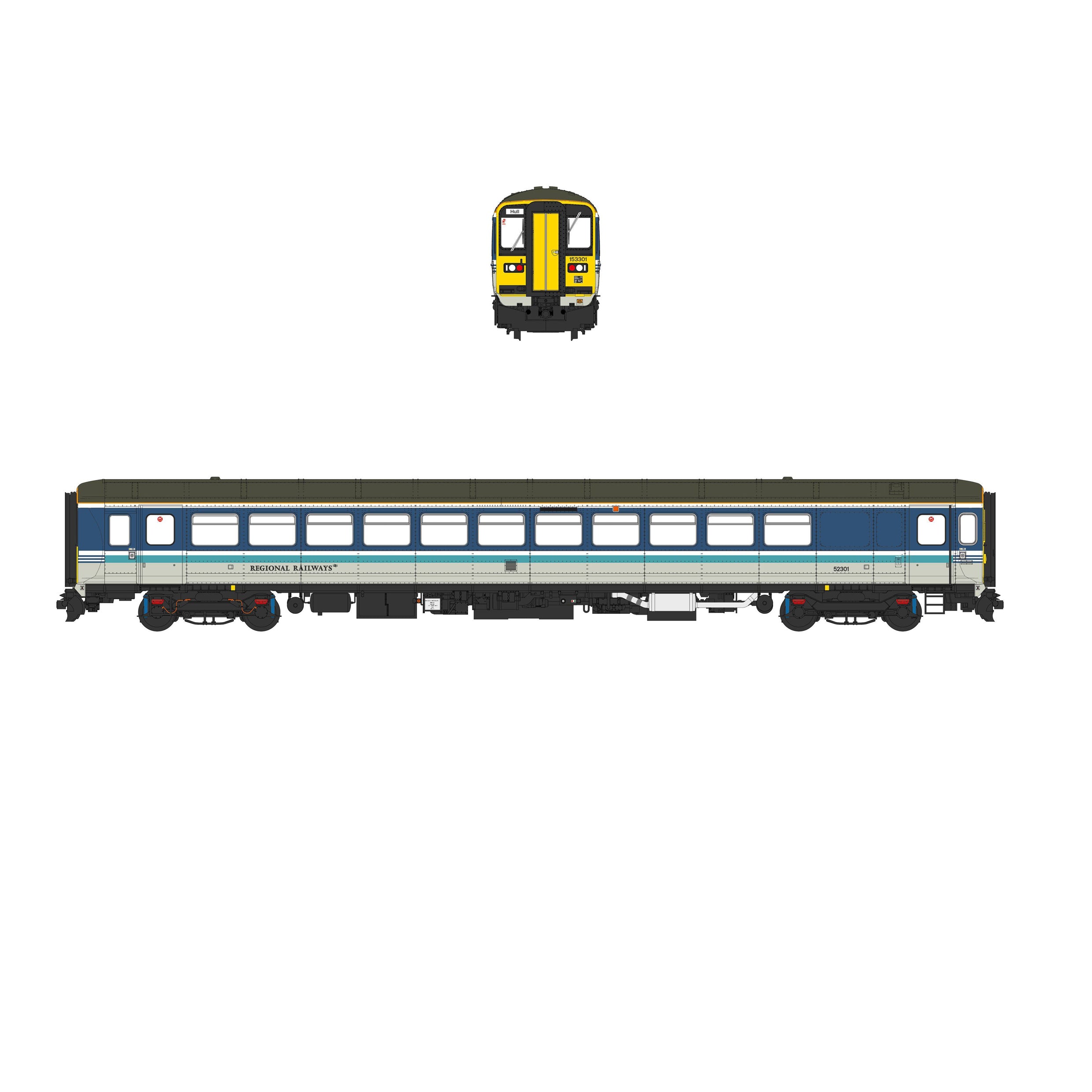 Class 153 - Regional Railways - 153301 - OO Scale