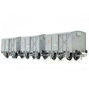 CIE Bulleid Palettenwagen – Grau (CIE Roundel-Ära) – Packung 1