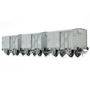 CIE Bulleid Palettenwagen – Grau (CIE Roundel-Ära) – Pack 3
