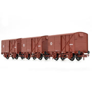 CIE Bulleid Palettenwagen – Braun (CIE Roundel-Ära) – Pack 3