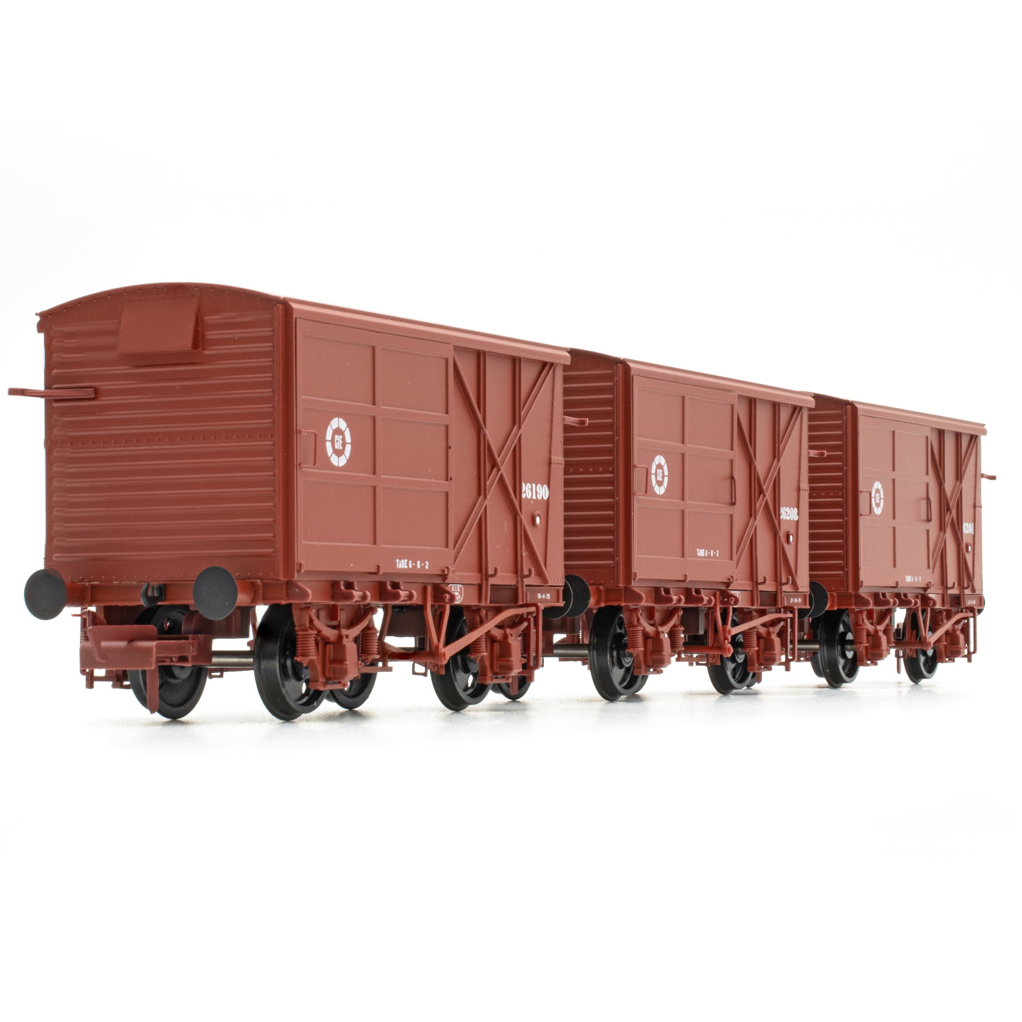 CIE Bulleid Pallet Van - Brown (CIE roundel era) - Pack 3