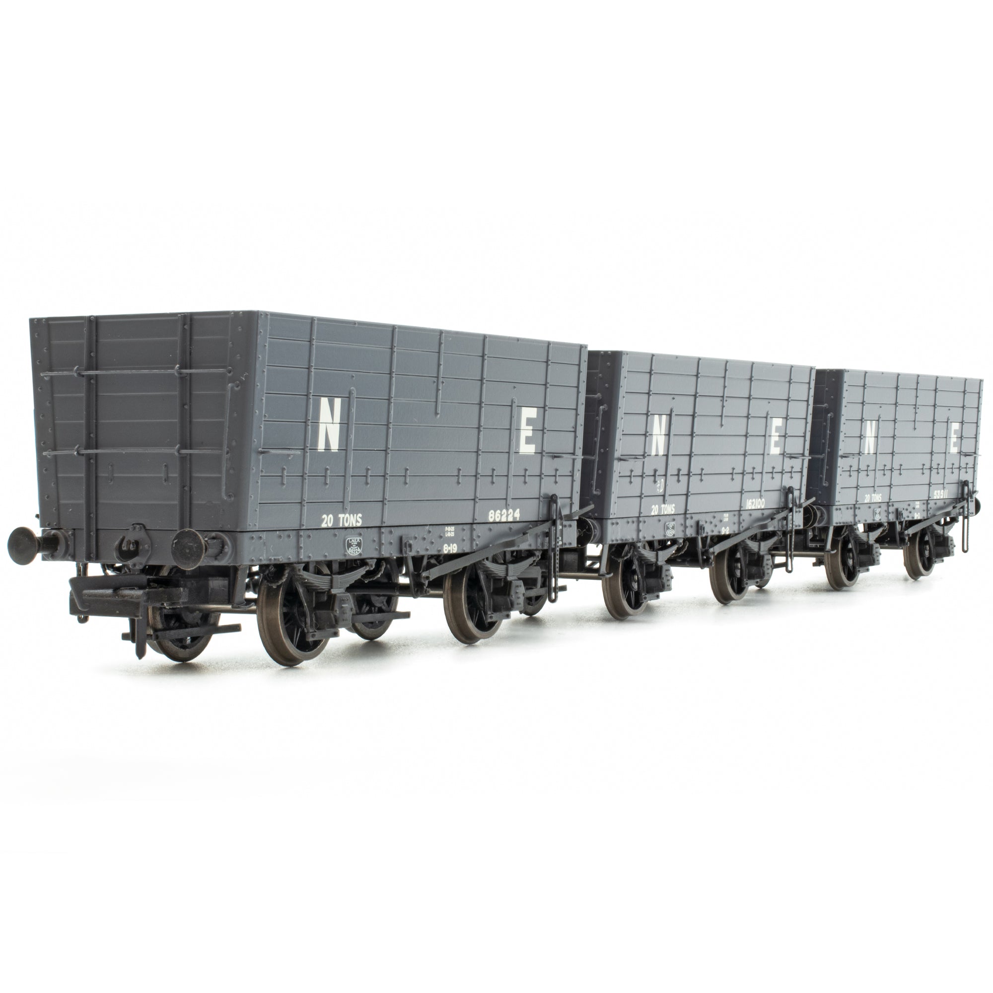 DGM 12 Hopper - LNER Grey - Triple Pack
