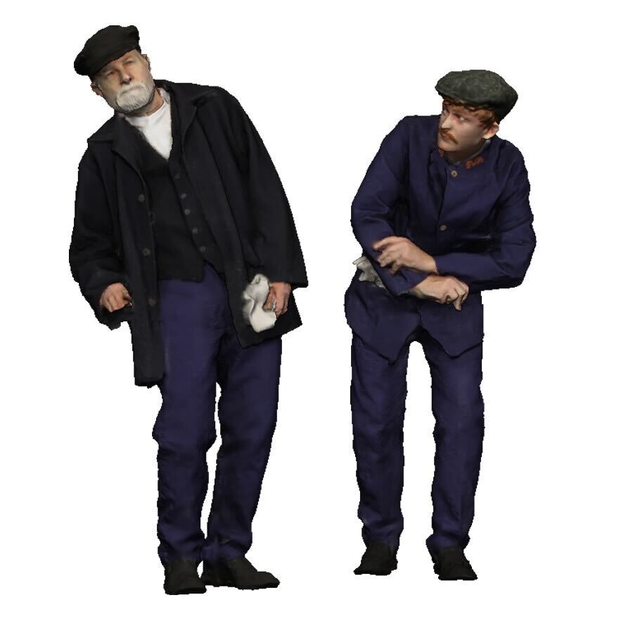 GWR 57xx/67xx/8750 Pannier Crew- Driver/Fireman-GWR