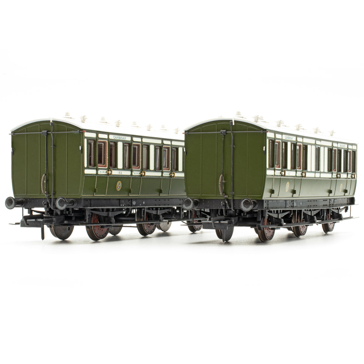 Genesis 6w - Cambrian Railways Lined Bronze Green/Cream - Twin Pack H