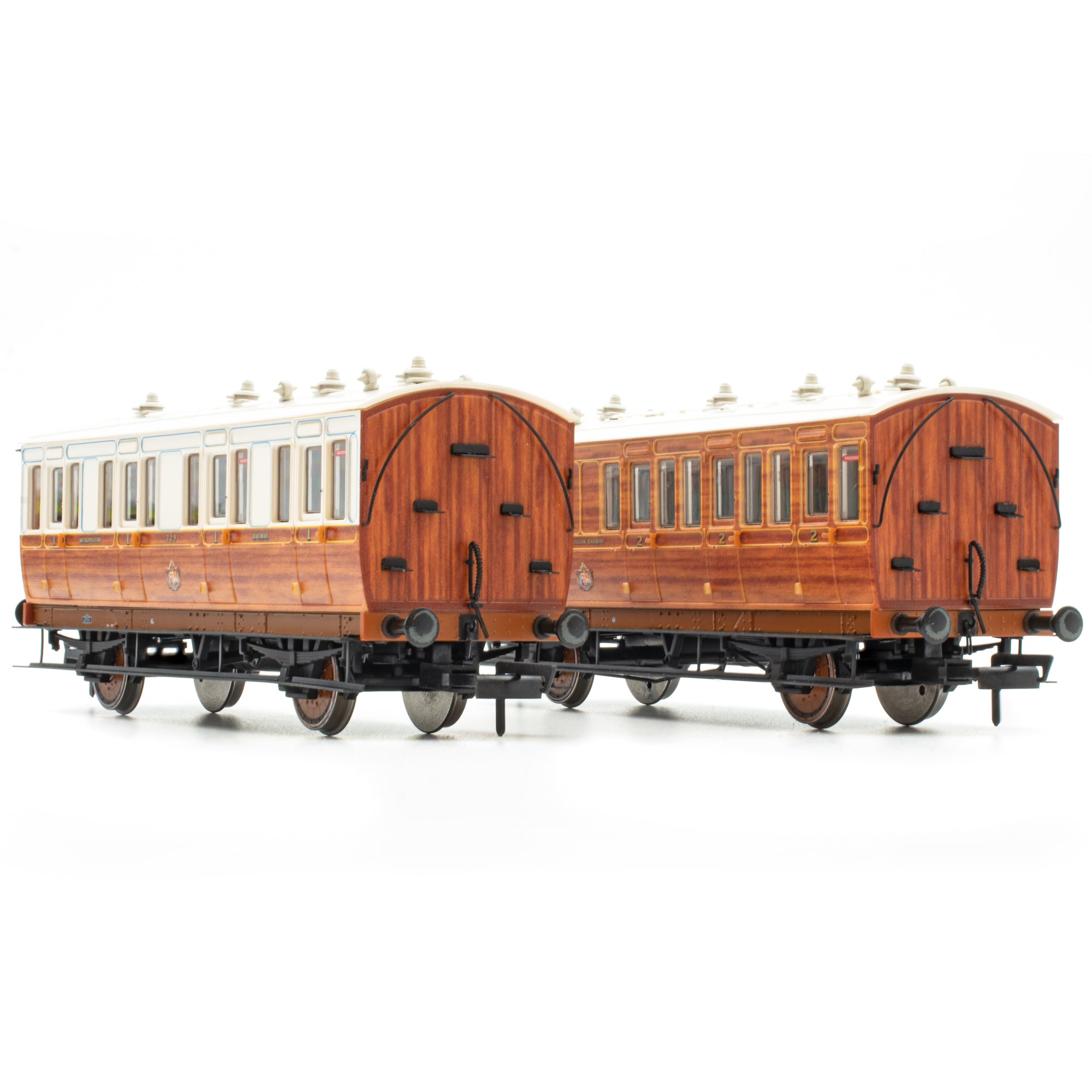 Genesis 4w - Metropolitan Railway Varnished Teak - Twin Pack D